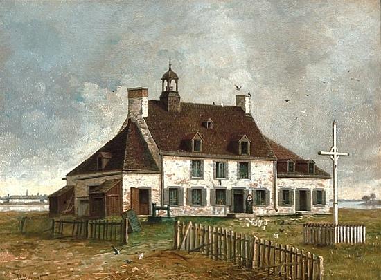 Henry Richard S. Bunnett The Saint-Gabriel Farmhouse Sweden oil painting art